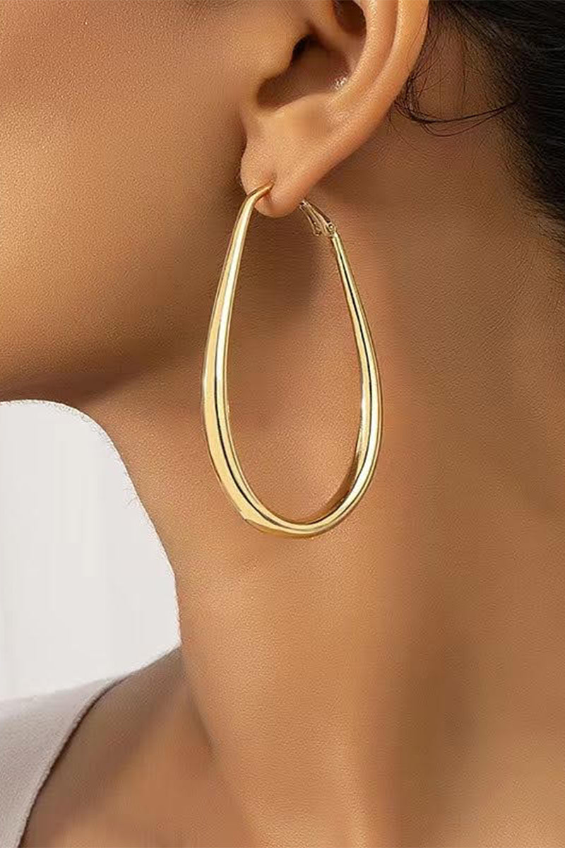 long hoop earring