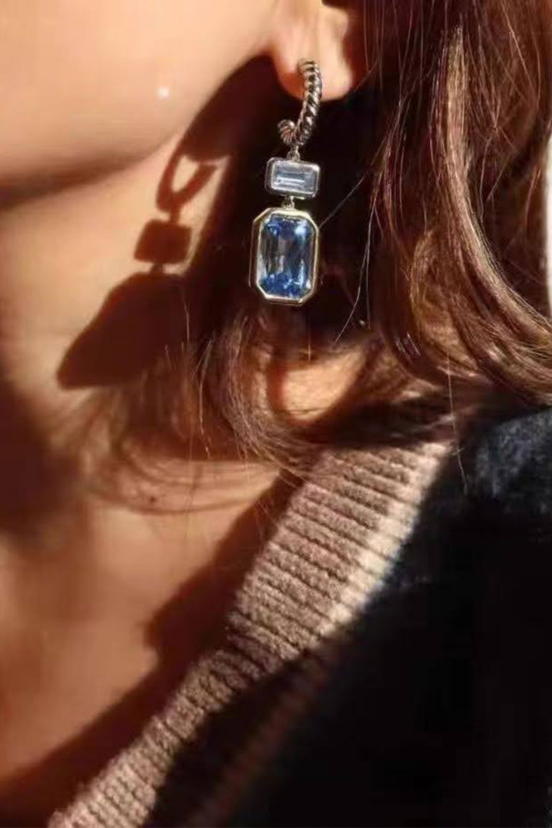 blue Gem earring
