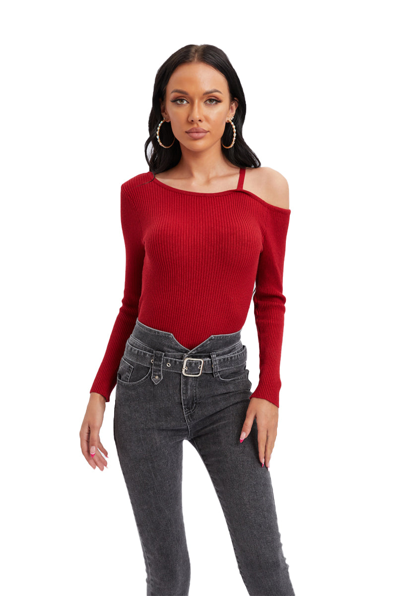 Sweater top with Shoulder Strap