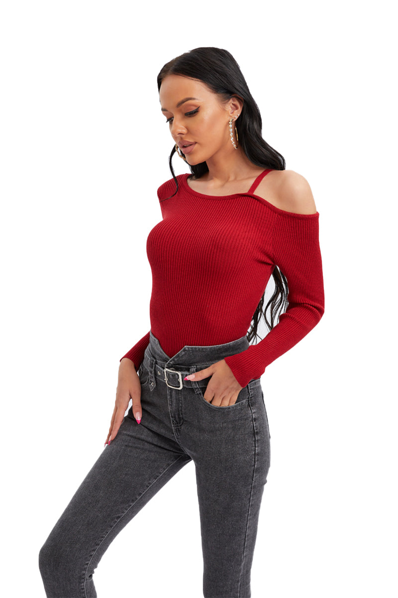 Sweater top with Shoulder Strap