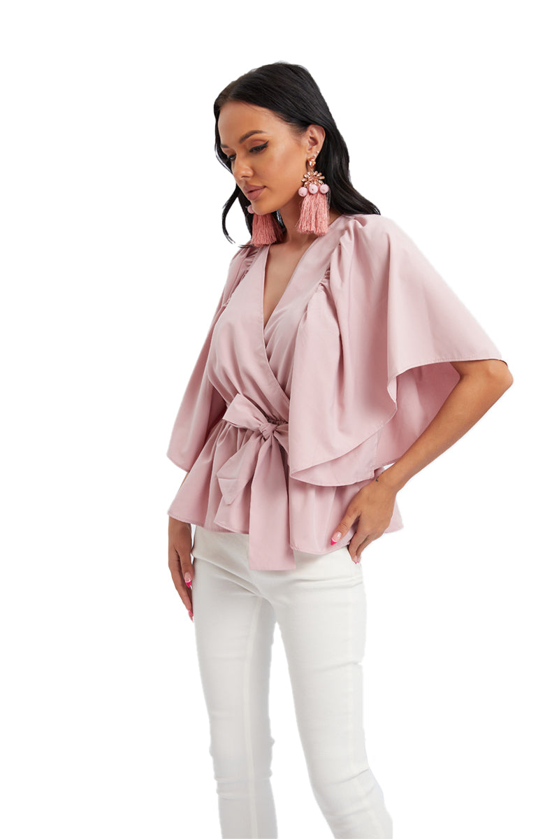 Flare Sleeves V Panel Top