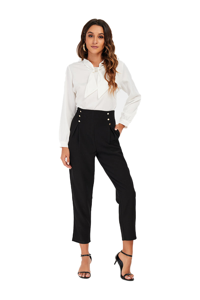 6 buttons formal pants