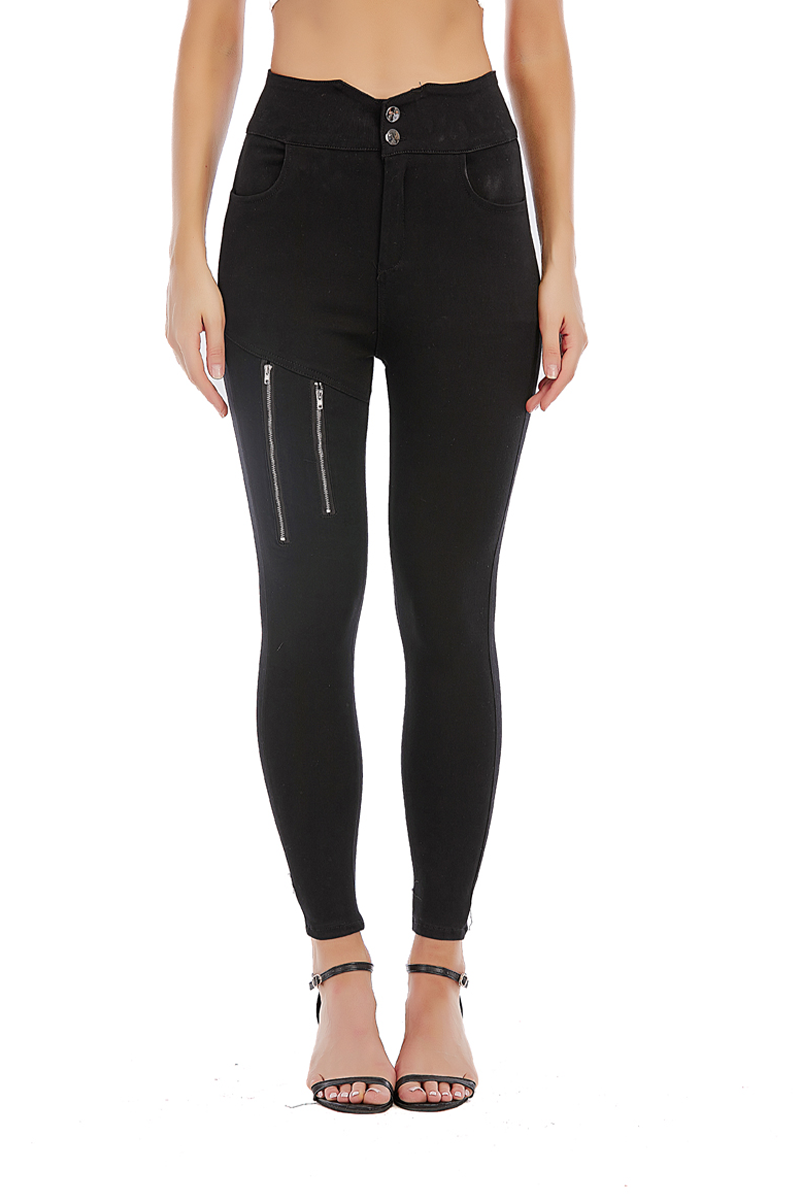 Jeggings with Double Zipper